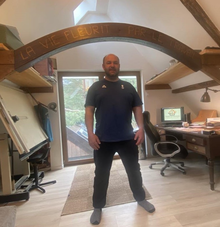 Sébastien Wary, chef d'entreprise et charpentier depuis plus de 25 ans